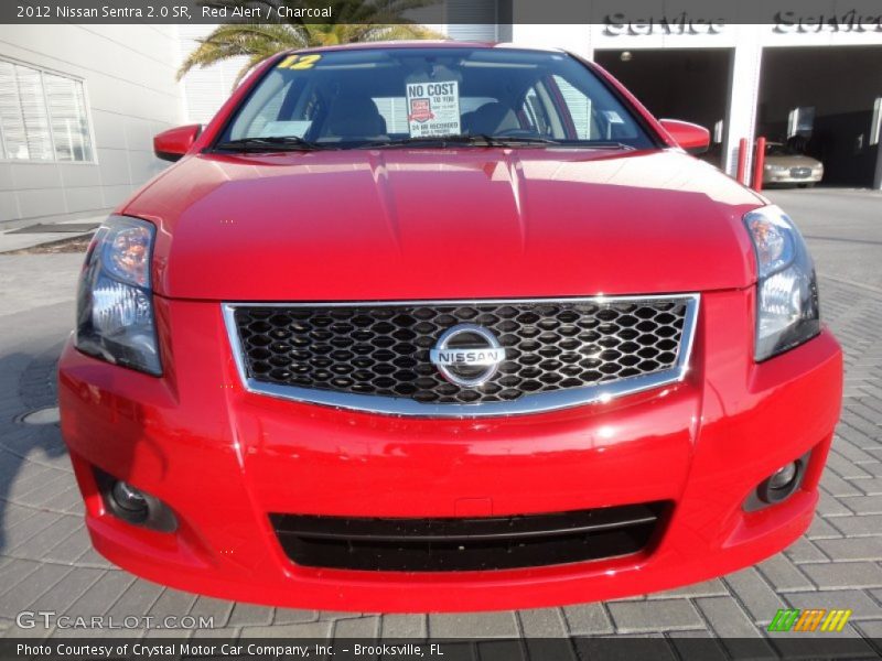Red Alert / Charcoal 2012 Nissan Sentra 2.0 SR
