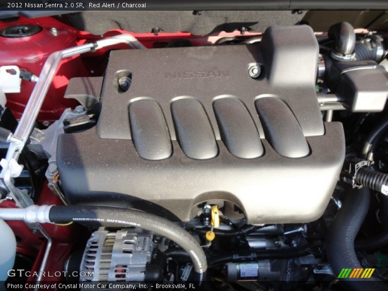 Red Alert / Charcoal 2012 Nissan Sentra 2.0 SR