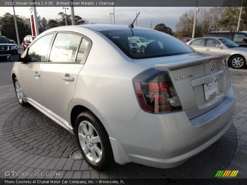 Brilliant Silver Metallic / Charcoal 2012 Nissan Sentra 2.0 SR