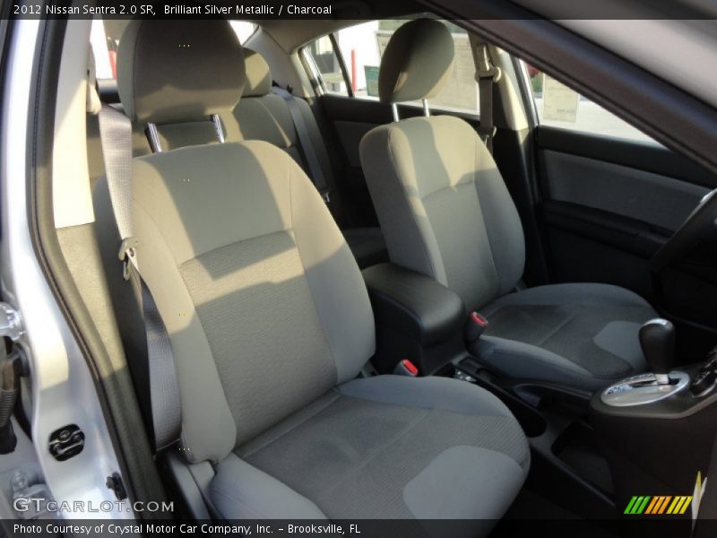 Brilliant Silver Metallic / Charcoal 2012 Nissan Sentra 2.0 SR