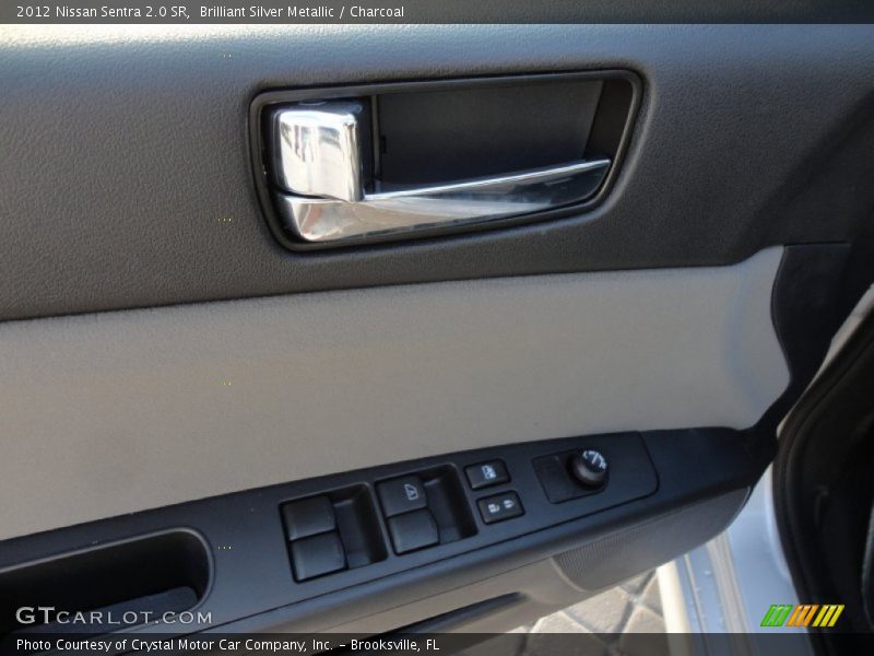 Brilliant Silver Metallic / Charcoal 2012 Nissan Sentra 2.0 SR