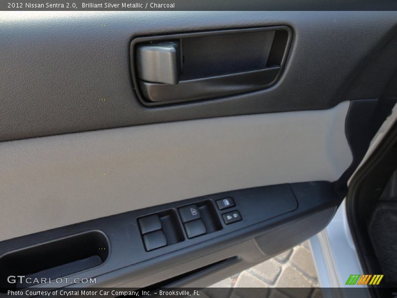 Brilliant Silver Metallic / Charcoal 2012 Nissan Sentra 2.0