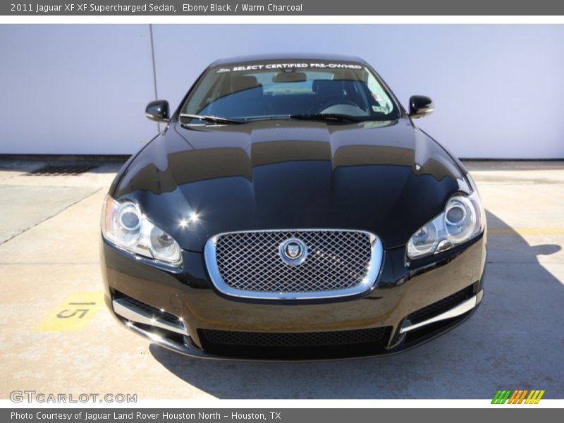 Ebony Black / Warm Charcoal 2011 Jaguar XF XF Supercharged Sedan