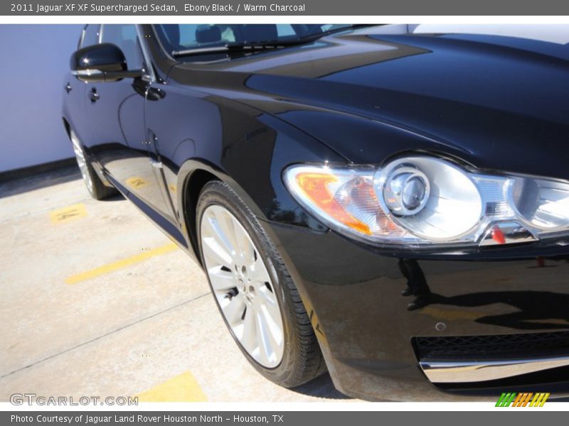 Ebony Black / Warm Charcoal 2011 Jaguar XF XF Supercharged Sedan