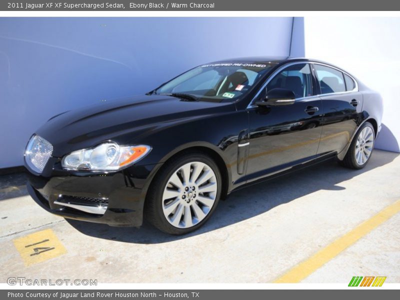 Ebony Black / Warm Charcoal 2011 Jaguar XF XF Supercharged Sedan
