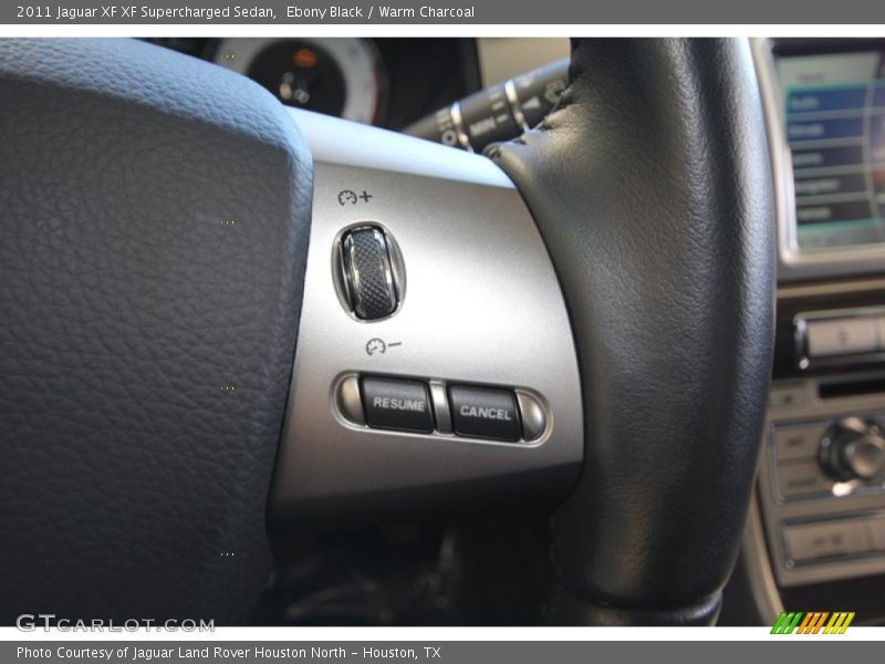 Ebony Black / Warm Charcoal 2011 Jaguar XF XF Supercharged Sedan