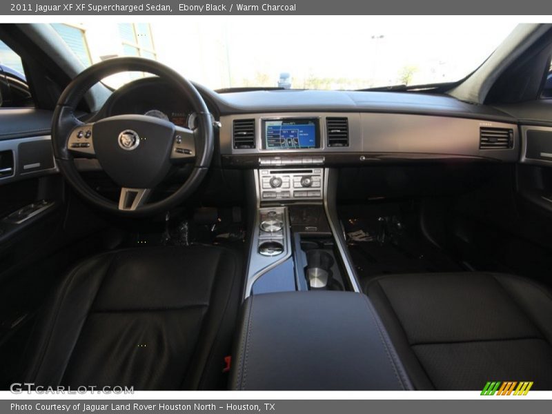 Ebony Black / Warm Charcoal 2011 Jaguar XF XF Supercharged Sedan