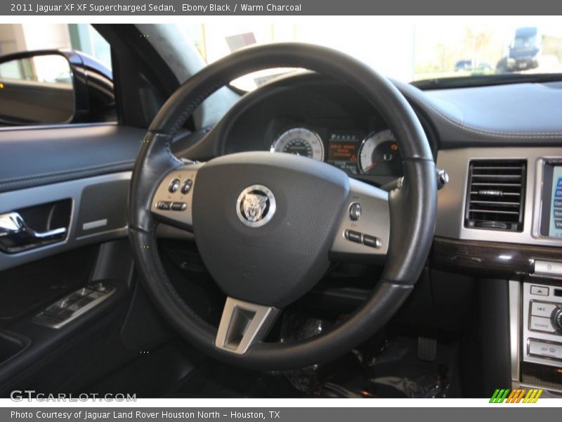 Ebony Black / Warm Charcoal 2011 Jaguar XF XF Supercharged Sedan