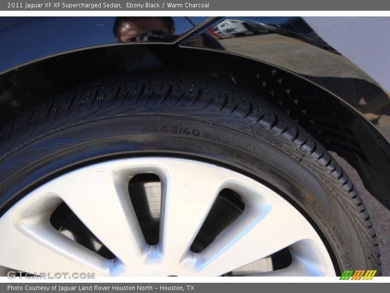 Ebony Black / Warm Charcoal 2011 Jaguar XF XF Supercharged Sedan