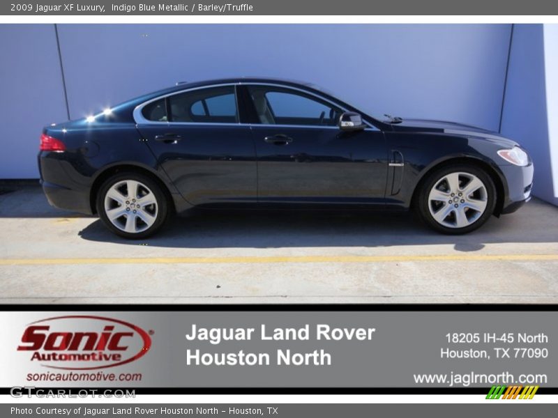 Indigo Blue Metallic / Barley/Truffle 2009 Jaguar XF Luxury