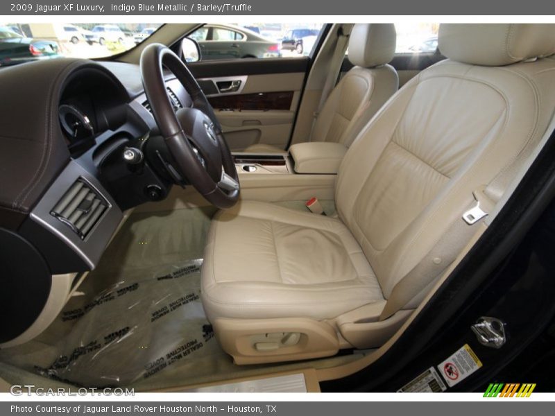 Indigo Blue Metallic / Barley/Truffle 2009 Jaguar XF Luxury