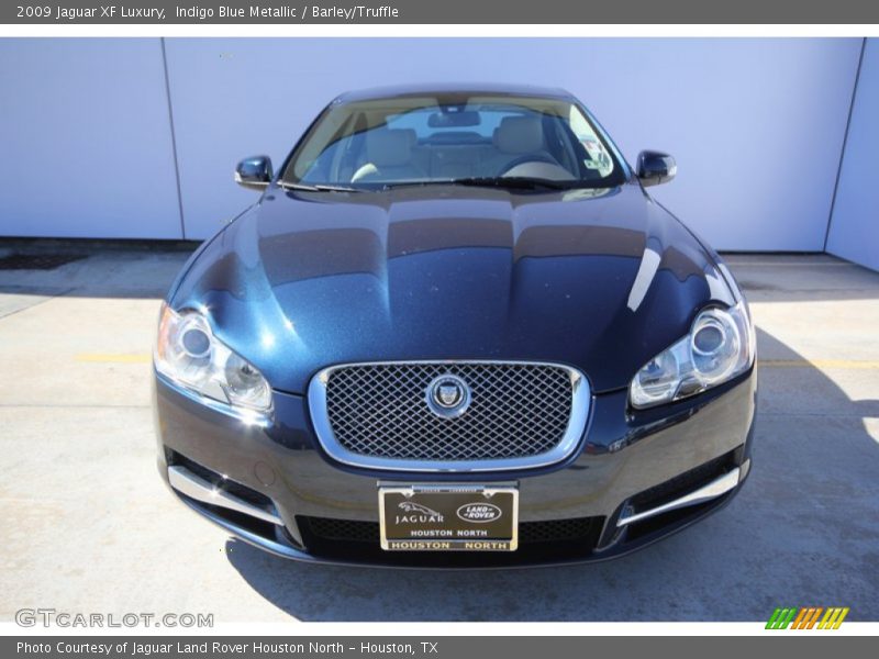 Indigo Blue Metallic / Barley/Truffle 2009 Jaguar XF Luxury
