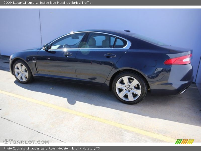 Indigo Blue Metallic / Barley/Truffle 2009 Jaguar XF Luxury