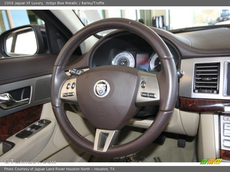Indigo Blue Metallic / Barley/Truffle 2009 Jaguar XF Luxury