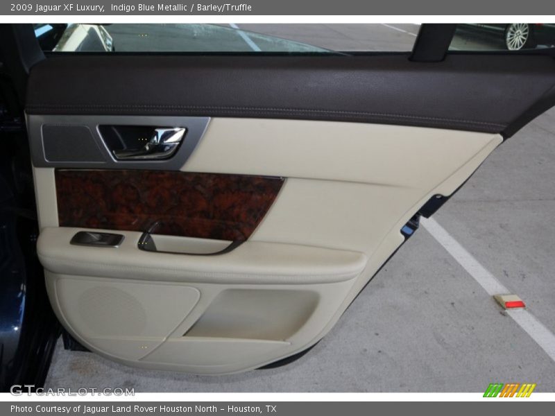 Indigo Blue Metallic / Barley/Truffle 2009 Jaguar XF Luxury