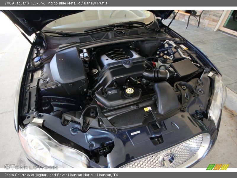 Indigo Blue Metallic / Barley/Truffle 2009 Jaguar XF Luxury