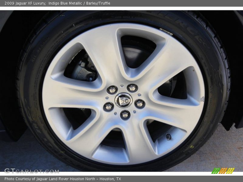 Indigo Blue Metallic / Barley/Truffle 2009 Jaguar XF Luxury