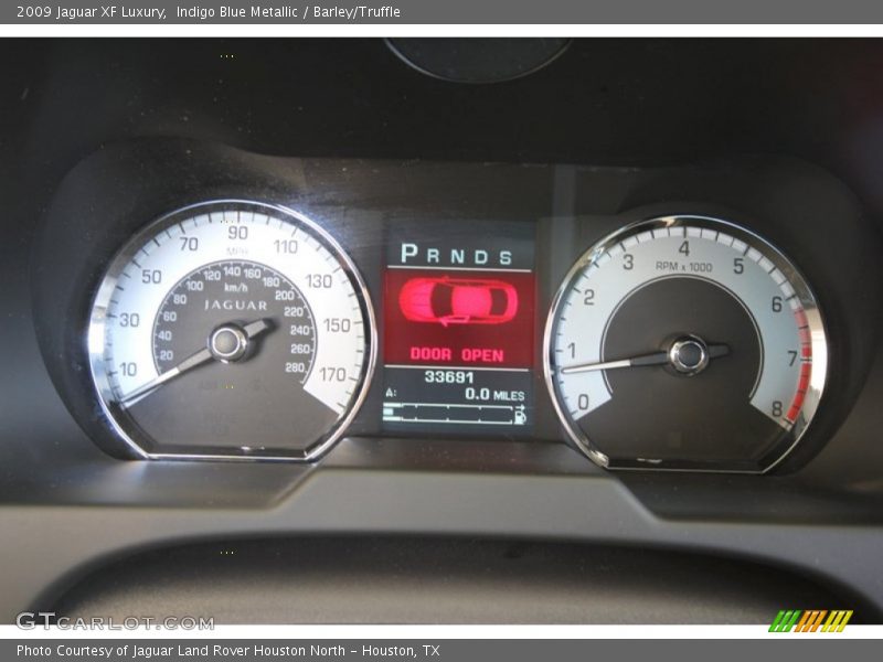 Indigo Blue Metallic / Barley/Truffle 2009 Jaguar XF Luxury