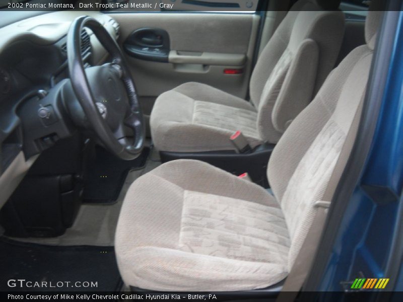 Dark Tropic Teal Metallic / Gray 2002 Pontiac Montana