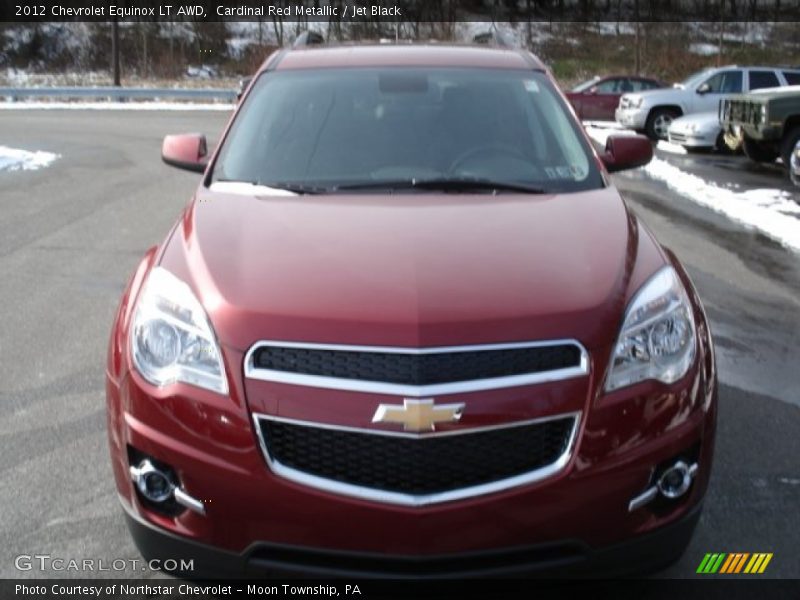Cardinal Red Metallic / Jet Black 2012 Chevrolet Equinox LT AWD