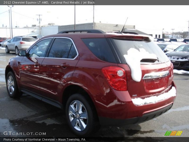 Cardinal Red Metallic / Jet Black 2012 Chevrolet Equinox LT AWD