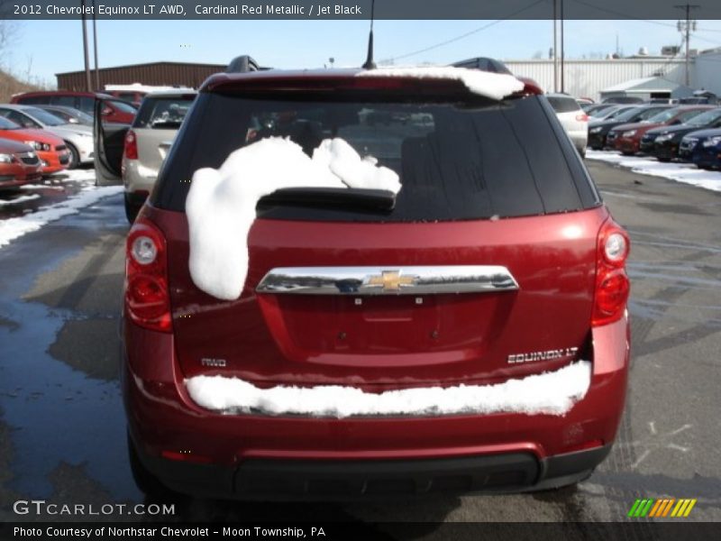 Cardinal Red Metallic / Jet Black 2012 Chevrolet Equinox LT AWD