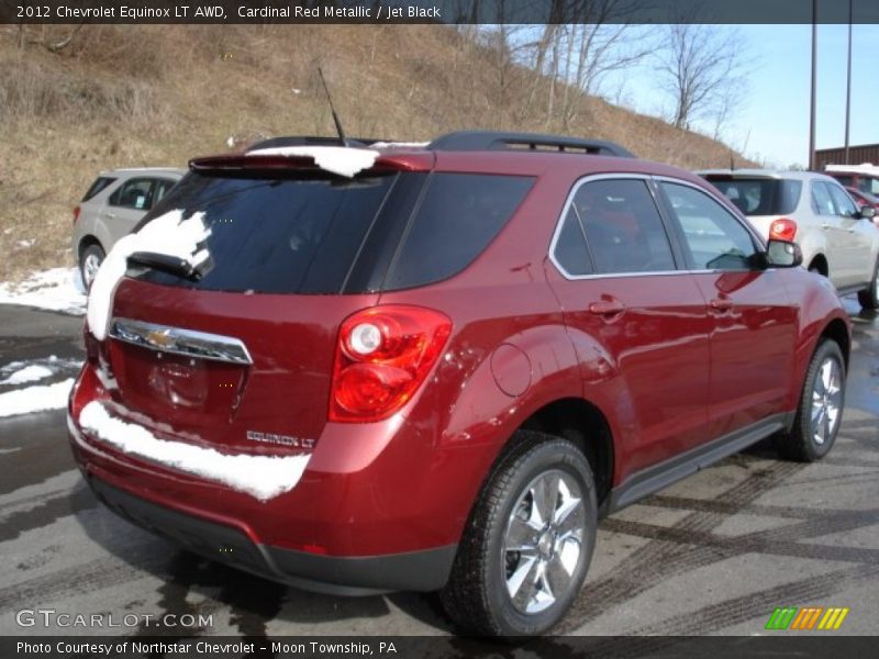 Cardinal Red Metallic / Jet Black 2012 Chevrolet Equinox LT AWD