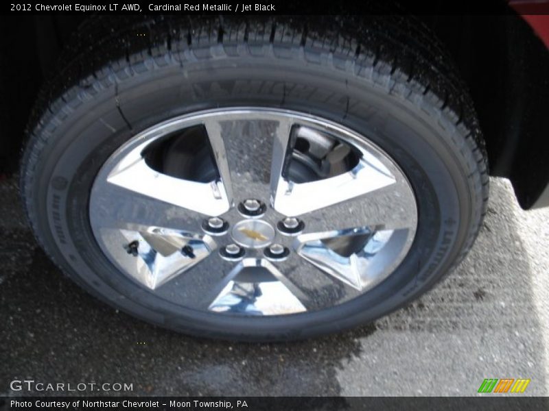 Cardinal Red Metallic / Jet Black 2012 Chevrolet Equinox LT AWD