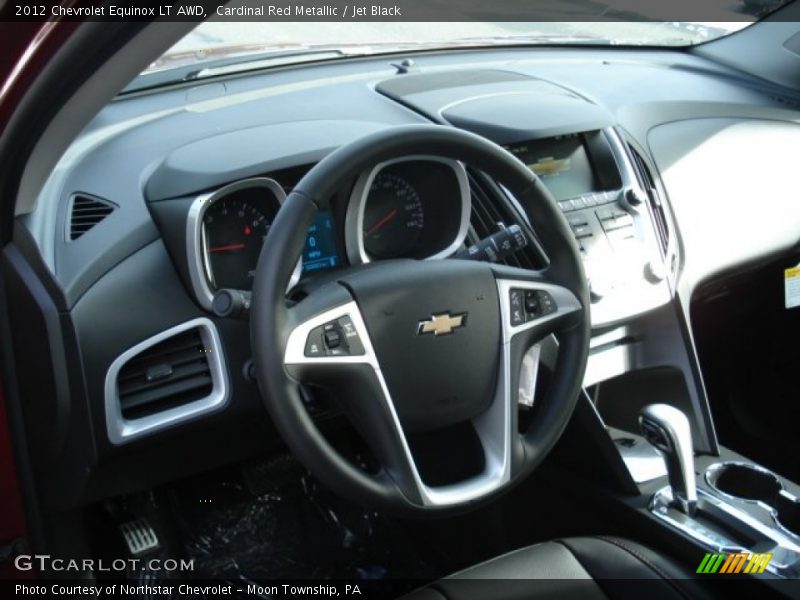 Cardinal Red Metallic / Jet Black 2012 Chevrolet Equinox LT AWD