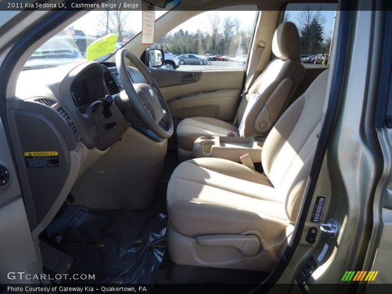 Cashmere Beige / Beige 2011 Kia Sedona LX