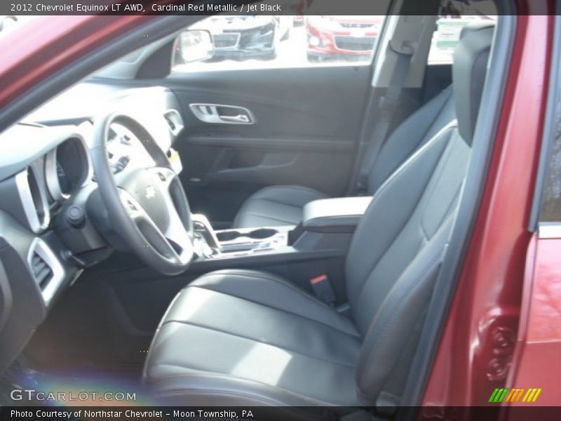 Cardinal Red Metallic / Jet Black 2012 Chevrolet Equinox LT AWD