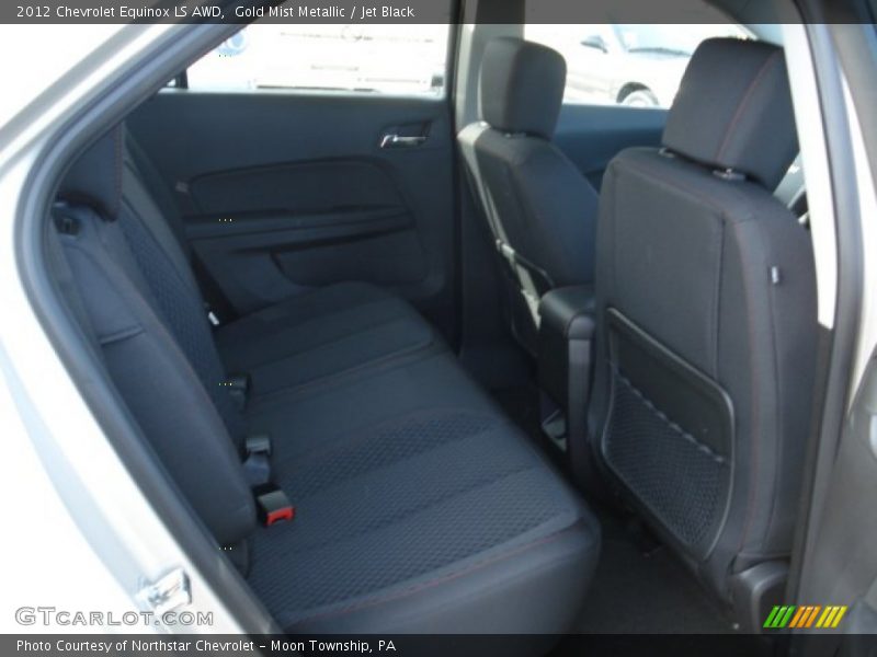 Gold Mist Metallic / Jet Black 2012 Chevrolet Equinox LS AWD