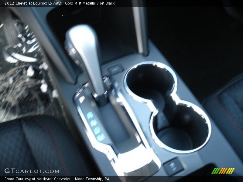 Gold Mist Metallic / Jet Black 2012 Chevrolet Equinox LS AWD