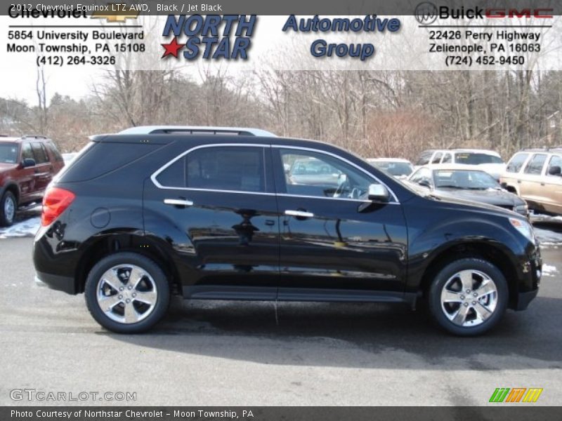 Black / Jet Black 2012 Chevrolet Equinox LTZ AWD