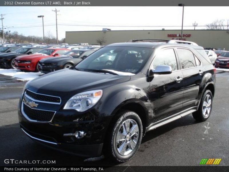 Black / Jet Black 2012 Chevrolet Equinox LTZ AWD