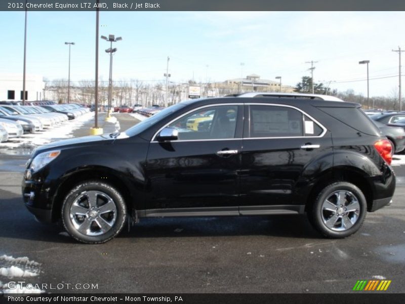 Black / Jet Black 2012 Chevrolet Equinox LTZ AWD