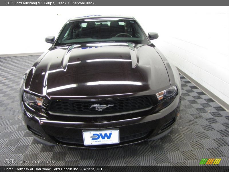 Black / Charcoal Black 2012 Ford Mustang V6 Coupe