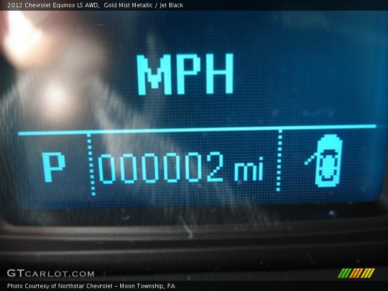 Gold Mist Metallic / Jet Black 2012 Chevrolet Equinox LS AWD