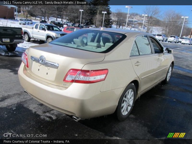 Sandy Beach Metallic / Bisque 2011 Toyota Camry XLE V6