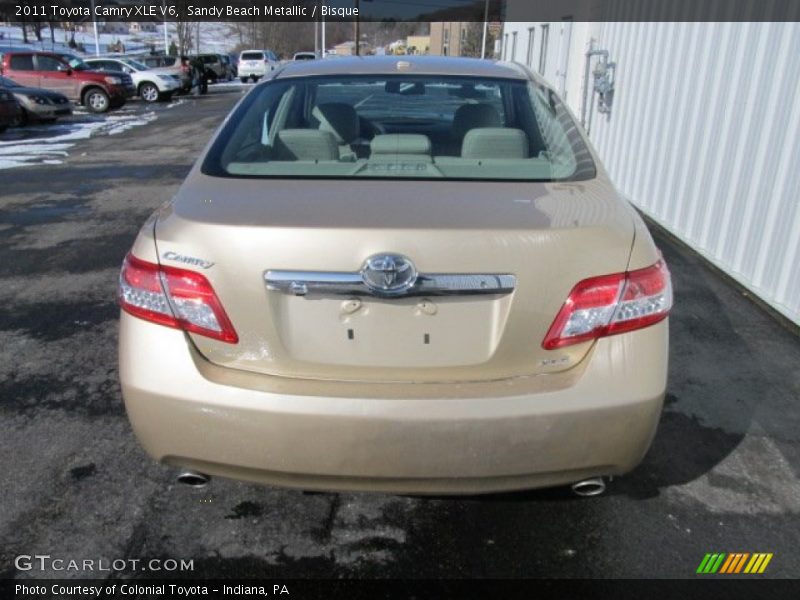 Sandy Beach Metallic / Bisque 2011 Toyota Camry XLE V6