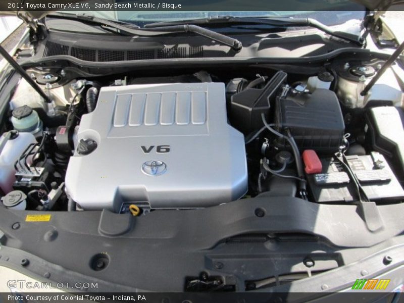 Sandy Beach Metallic / Bisque 2011 Toyota Camry XLE V6