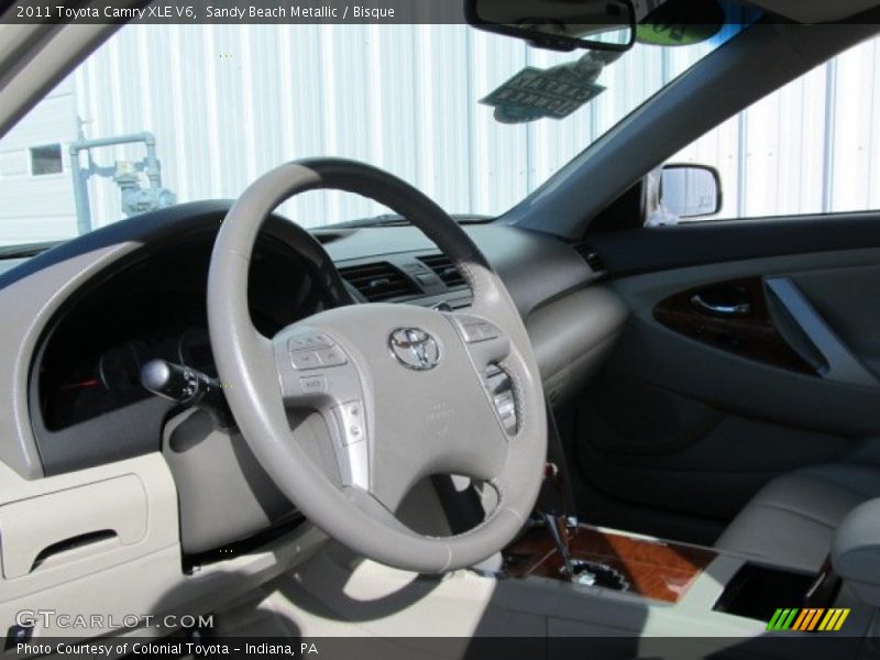Sandy Beach Metallic / Bisque 2011 Toyota Camry XLE V6