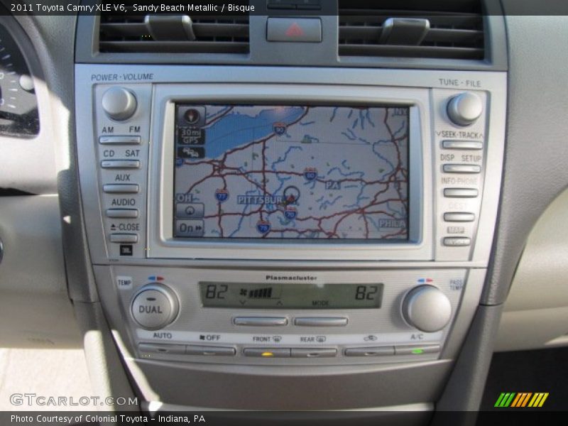 Sandy Beach Metallic / Bisque 2011 Toyota Camry XLE V6