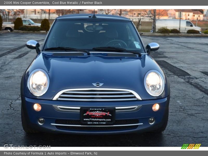 Cool Blue Metallic / Panther Black 2006 Mini Cooper Convertible