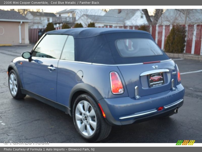 Cool Blue Metallic / Panther Black 2006 Mini Cooper Convertible