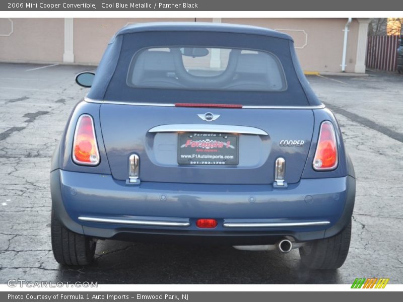 Cool Blue Metallic / Panther Black 2006 Mini Cooper Convertible
