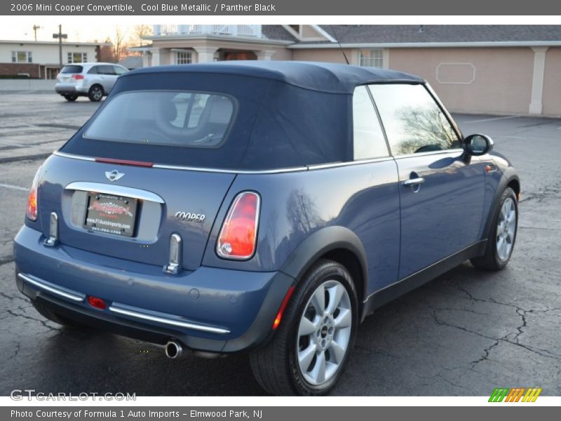 Cool Blue Metallic / Panther Black 2006 Mini Cooper Convertible