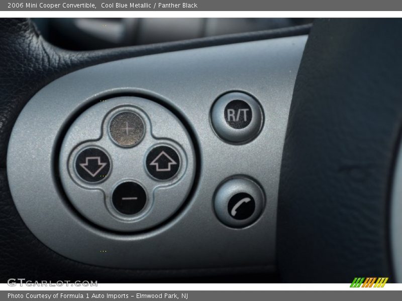 Cool Blue Metallic / Panther Black 2006 Mini Cooper Convertible