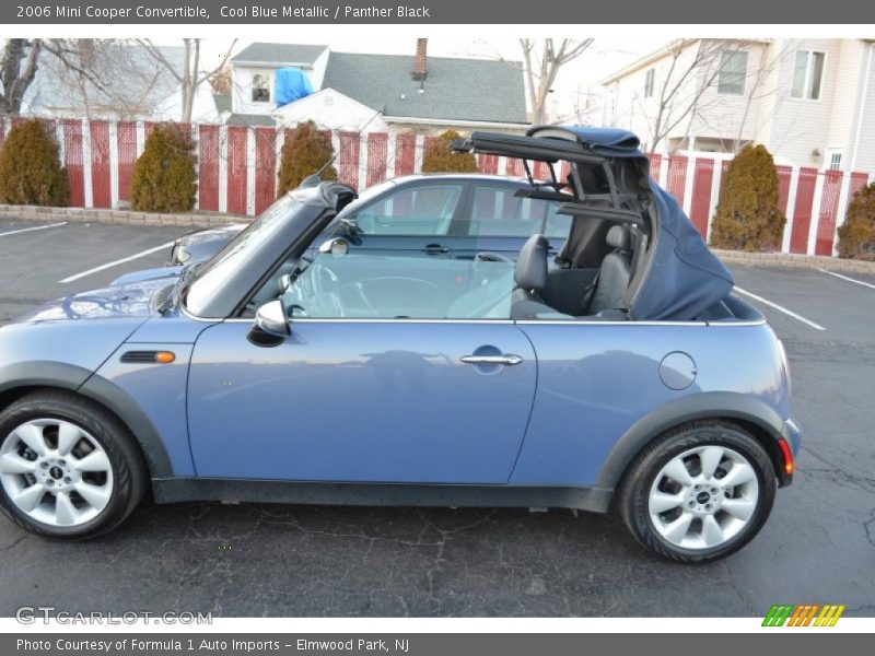 Cool Blue Metallic / Panther Black 2006 Mini Cooper Convertible