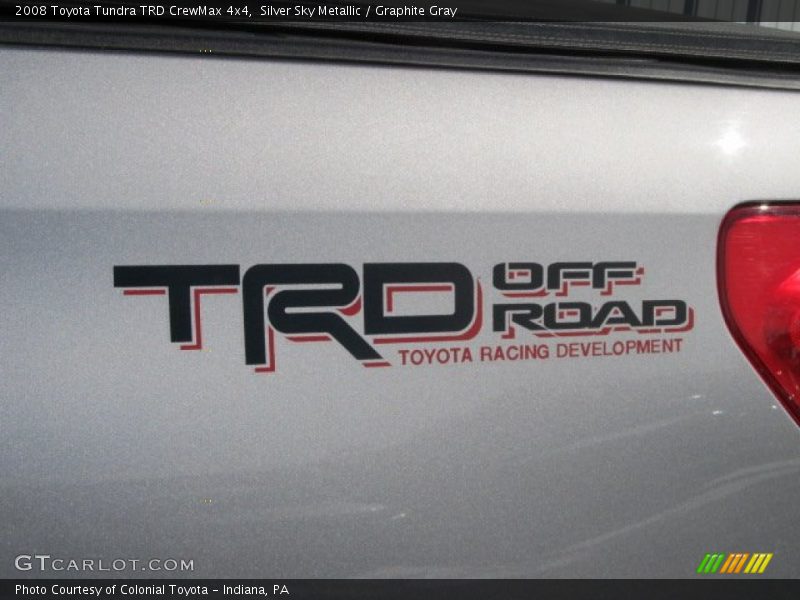 Silver Sky Metallic / Graphite Gray 2008 Toyota Tundra TRD CrewMax 4x4